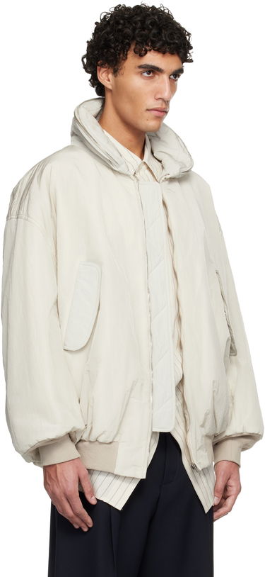 Bomber bunda HED MAYNER Hed Mayner Crinkled Bomber Jacket Navy | HMMC10060AHC156, 4