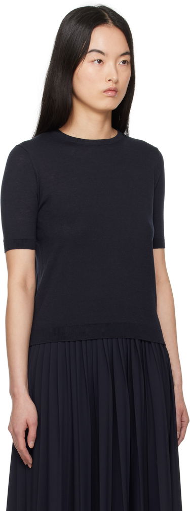 Sveter Max Mara Weekend Max Mara Zibetto Knit T-Shirt Čierna | 2515361041600, 4