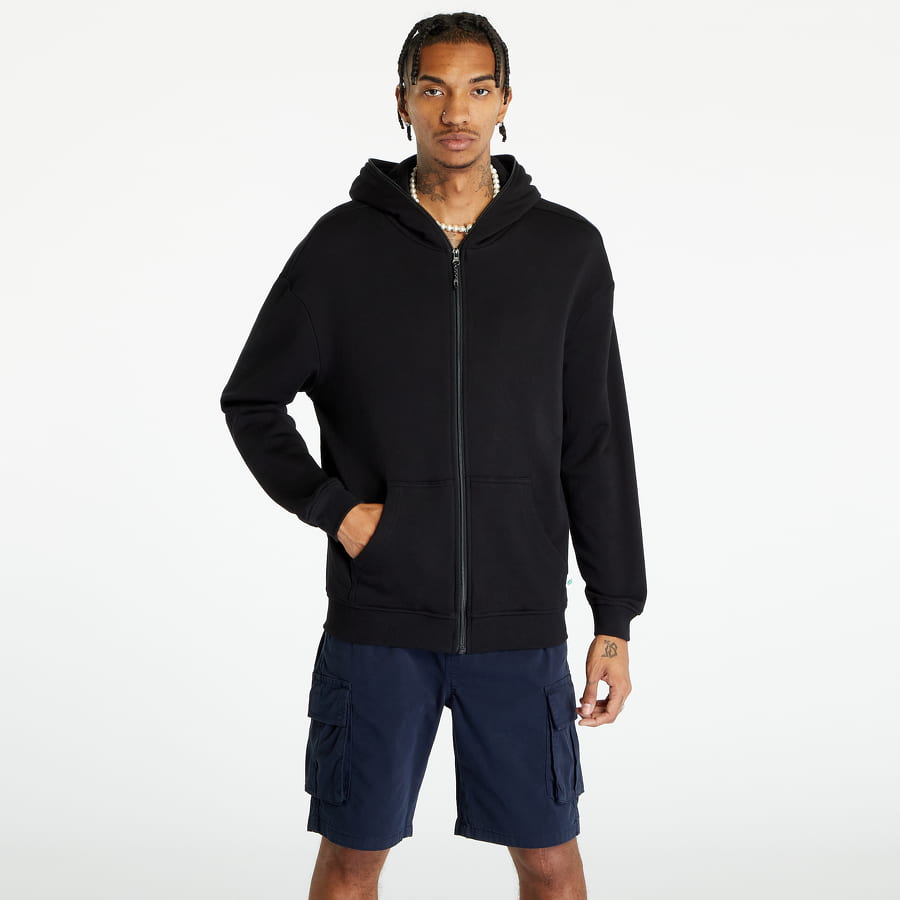 Mikina Urban Classics Organic Full Zip Hoodie Čierna | TB4397-00007, 0