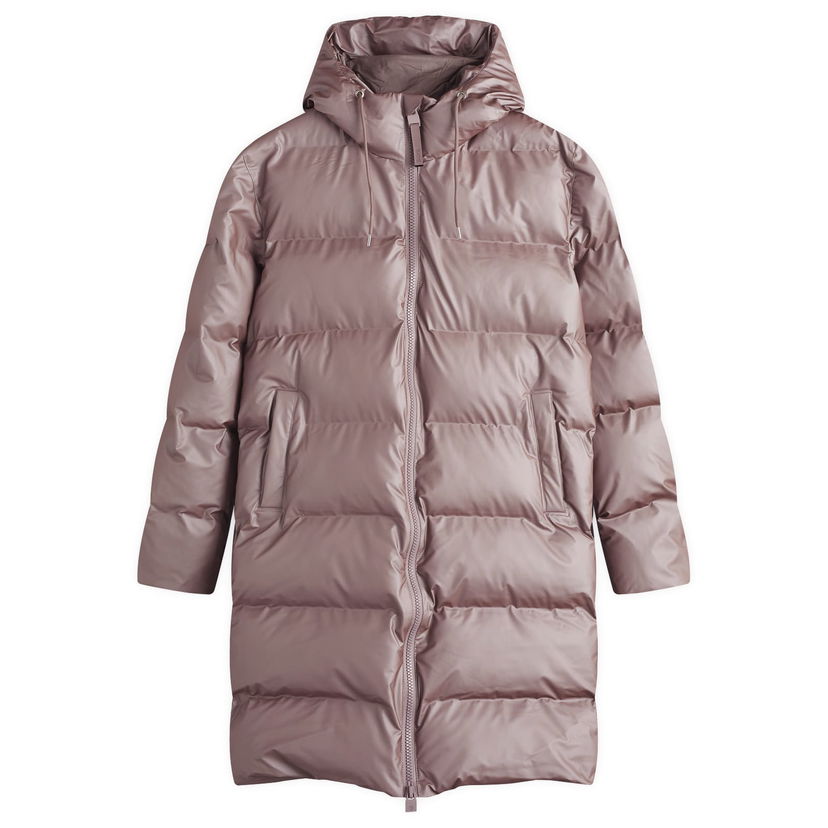 Prešívaná bunda Rains Alta Long Puffer Jacket Muse Fialová | 15130-37