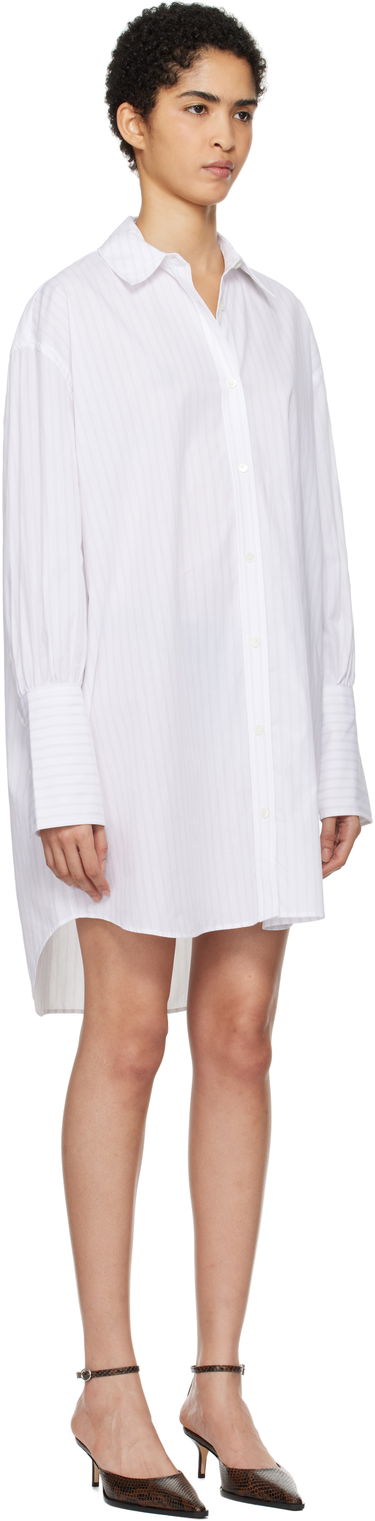 Košeľa Anine Bing ANINE BING Striped Lake Mini Shirt Dress Biela | A-02-10562-MTL31, 1