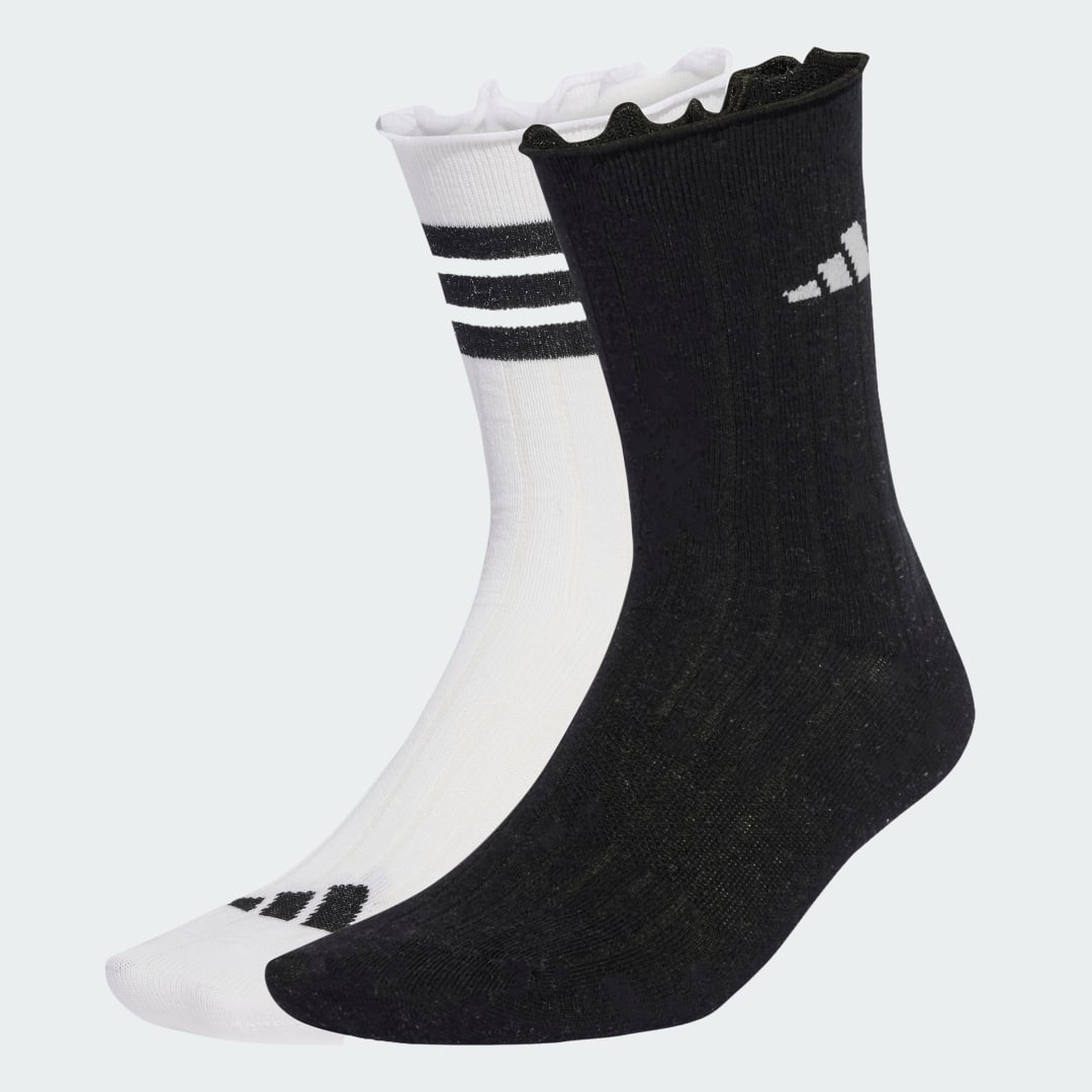 Ponožky adidas Performance Glow Crew Socks 2 Pairs Čierna | JX5726, 0