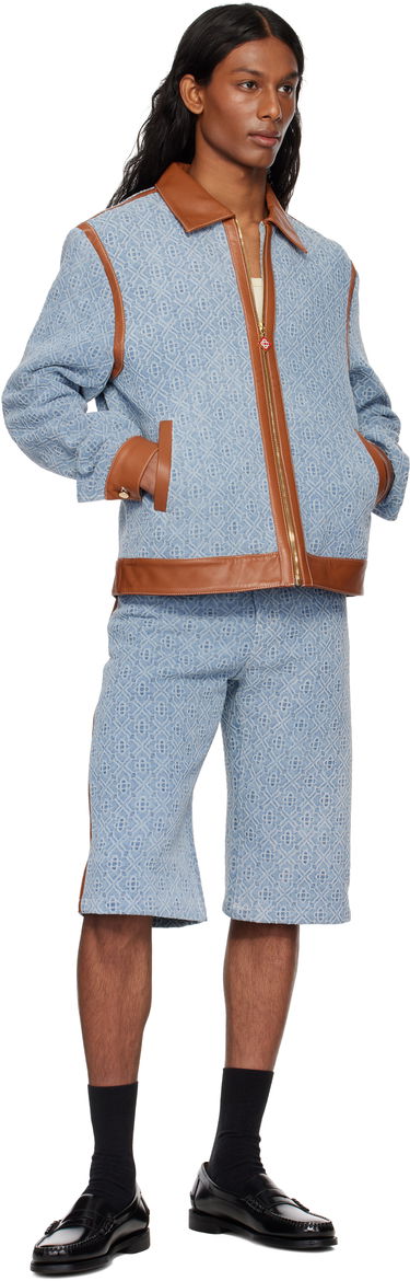 Bomber bunda Casablanca Casablanca Monogram Denim Jacket Modrá | MPS25-JK-339-01, 3