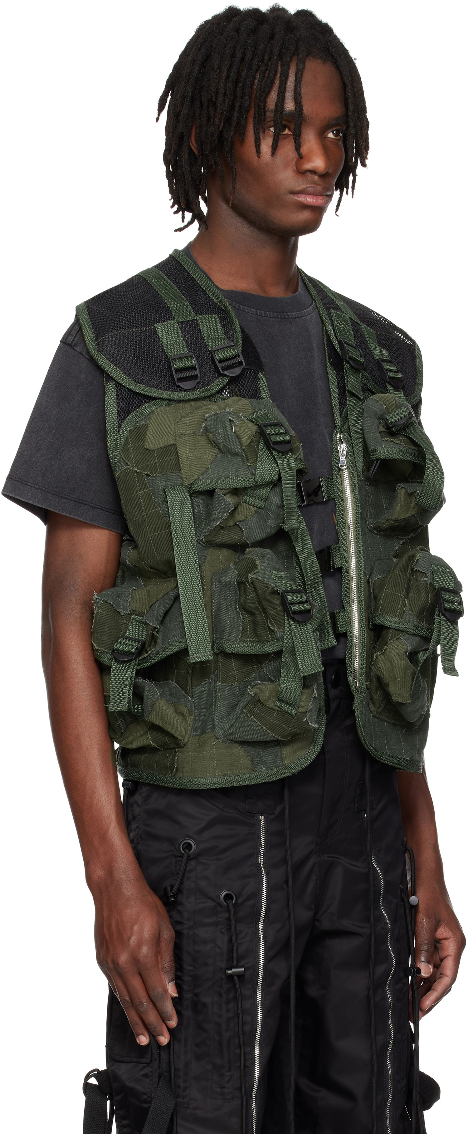 Vesta Who Decides War Who Decides War Milly Cargo Vest Zelené | 1131320011SS25, 1