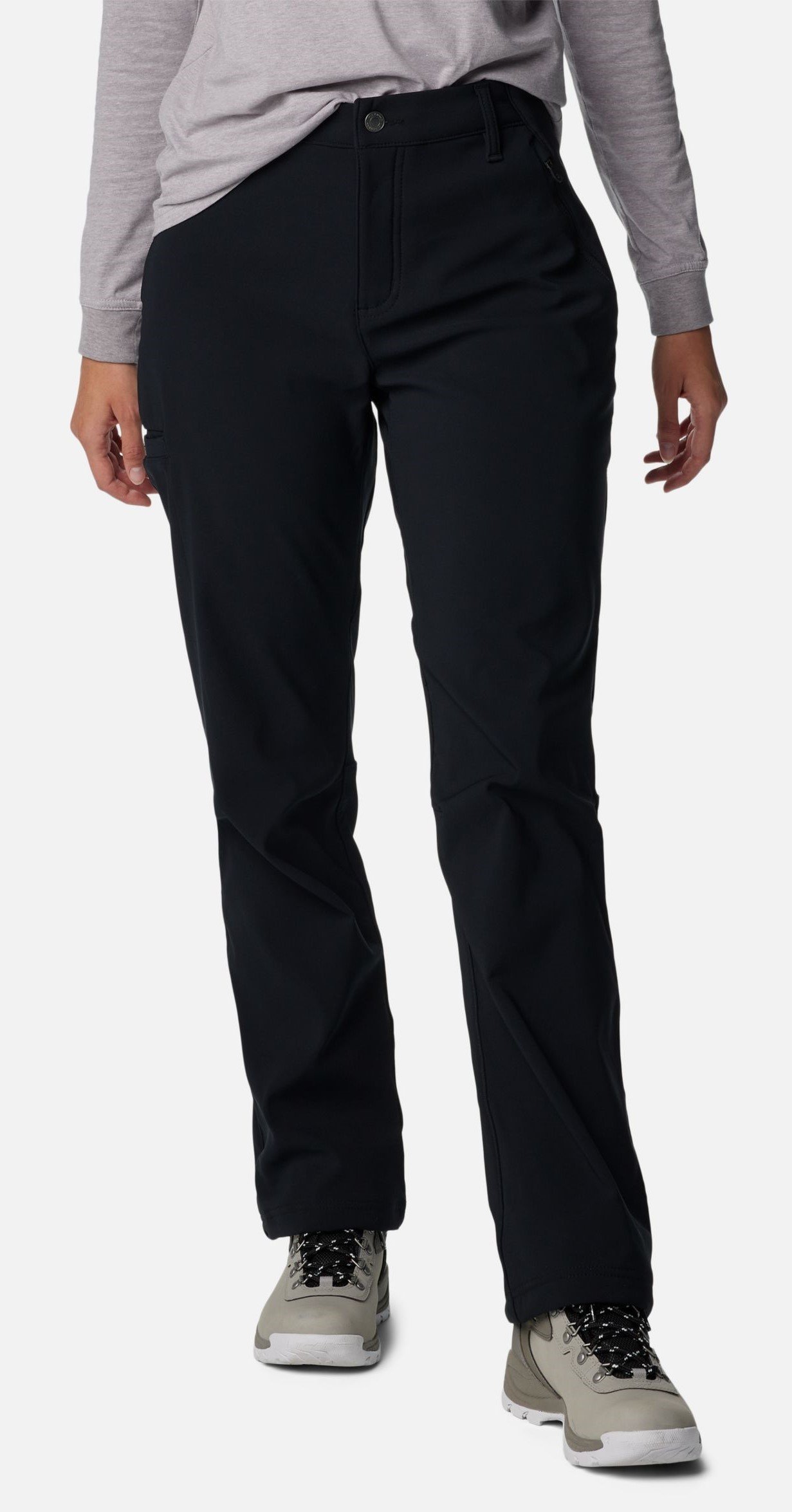 Nohavice Columbia Women's Soft Shell Pants Čierna | 2068411-010, 0
