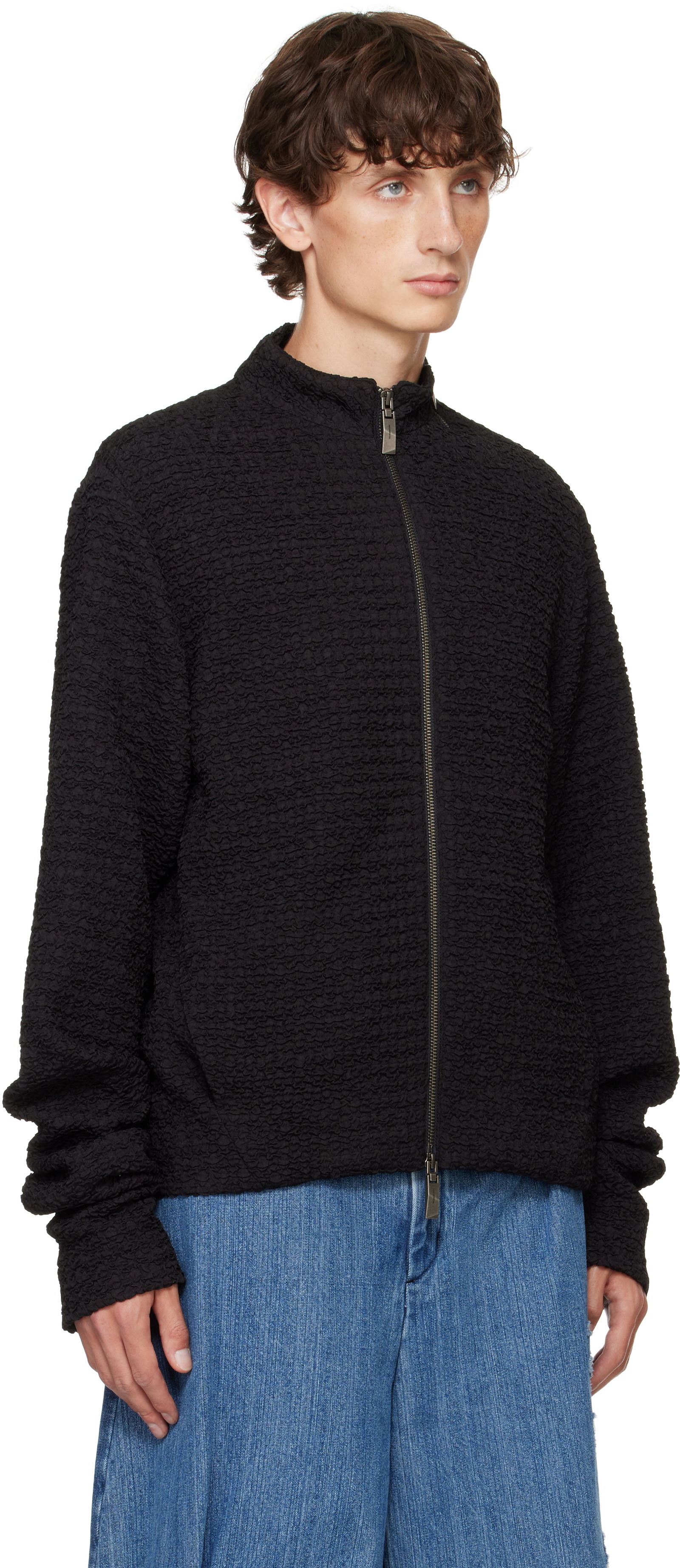 Ruga Product. 14 Black Zip-Up Jacket