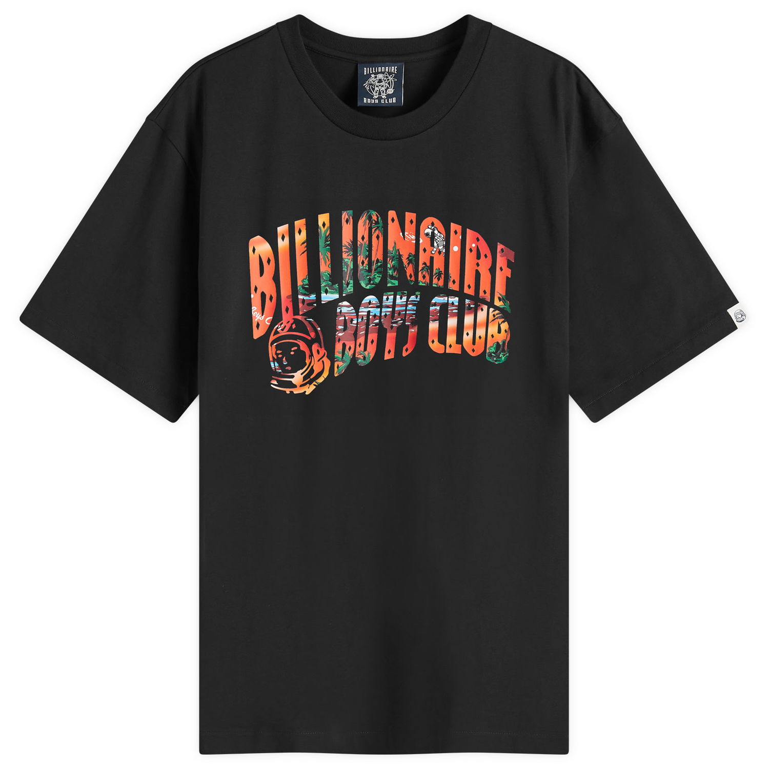 Tričko BILLIONAIRE BOYS CLUB Tropical Arch Logo Black T-Shirt Čierna | B24460-BLK, 1