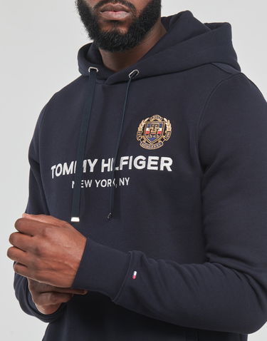Mikina Tommy Hilfiger ICON STACK CREST HOODY Čierna | MW0MW29332-DW5, 4