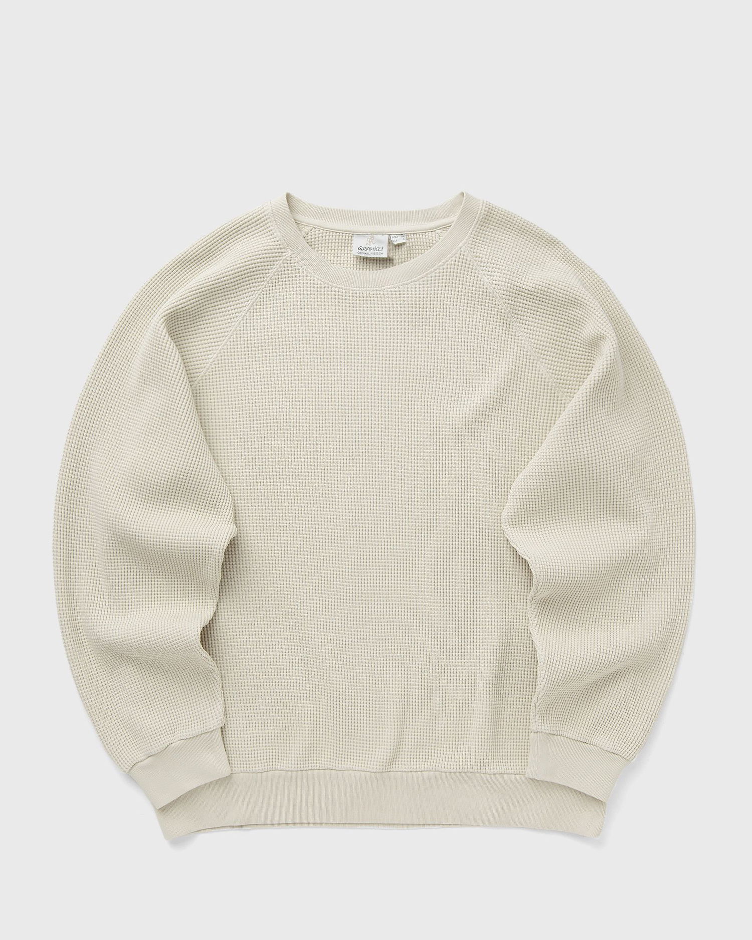 Sveter GRAMICCI Waffle Crew Sweatshirt Béžová | G4FM-J027-PIGMENT-SAND, 0