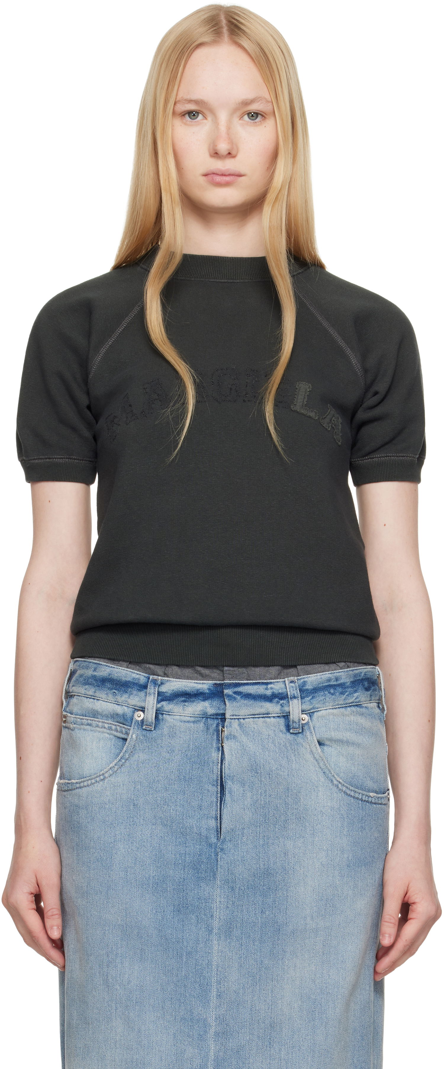 Sveter Maison Margiela Maison Margiela Short Sleeve Sweatshirt Šedá | S51GU0136 M25016, 0