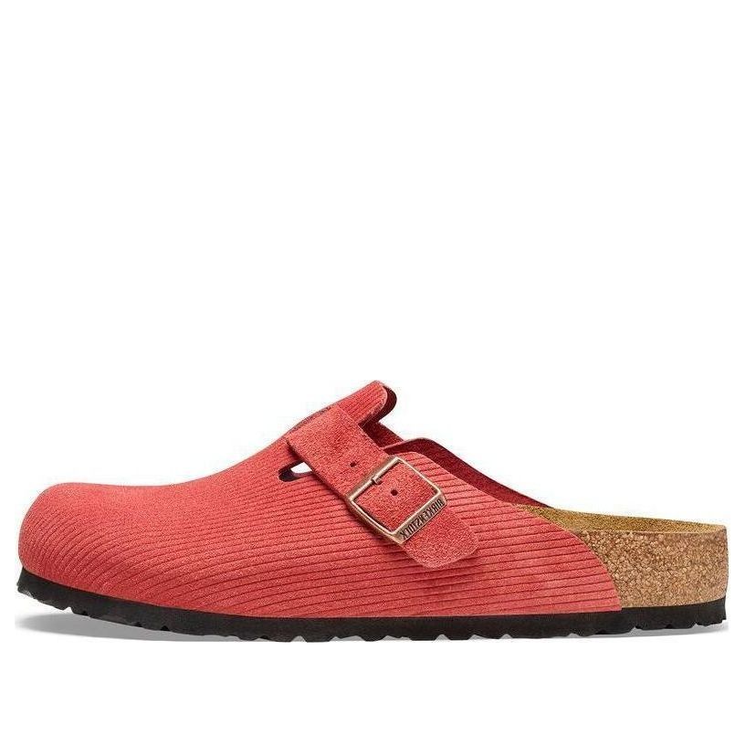 Tenisky a topánky Birkenstock Embossed Suede Clogs Červená | 1026167