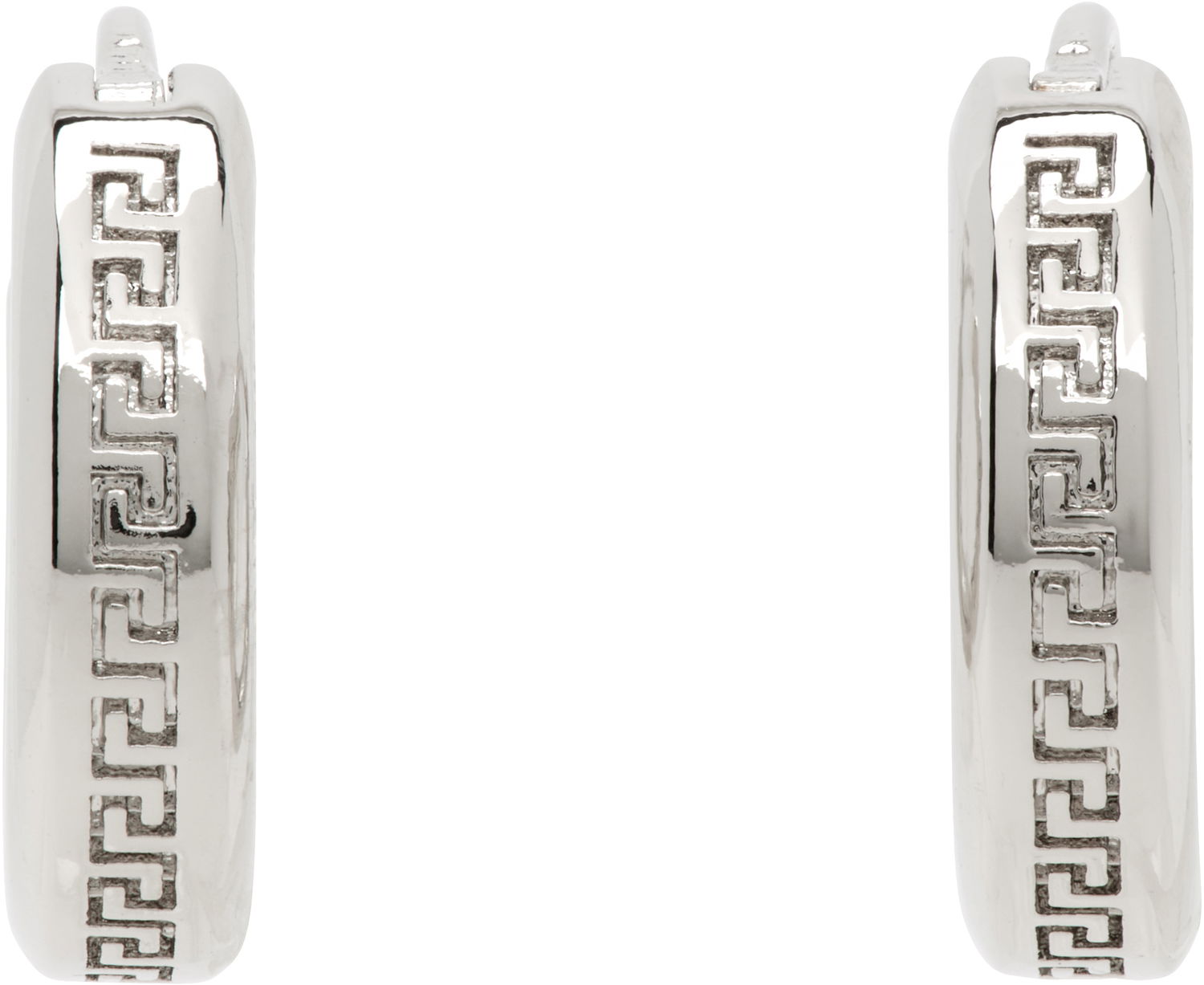 Náušnice Versace Versace Greca Hoop Earrings Metalická | 1018958_1A00620, 0