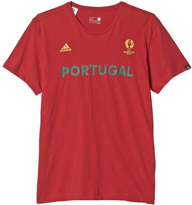 Tričko adidas Originals Portugal T-Shirt Červená | ai5612, 0