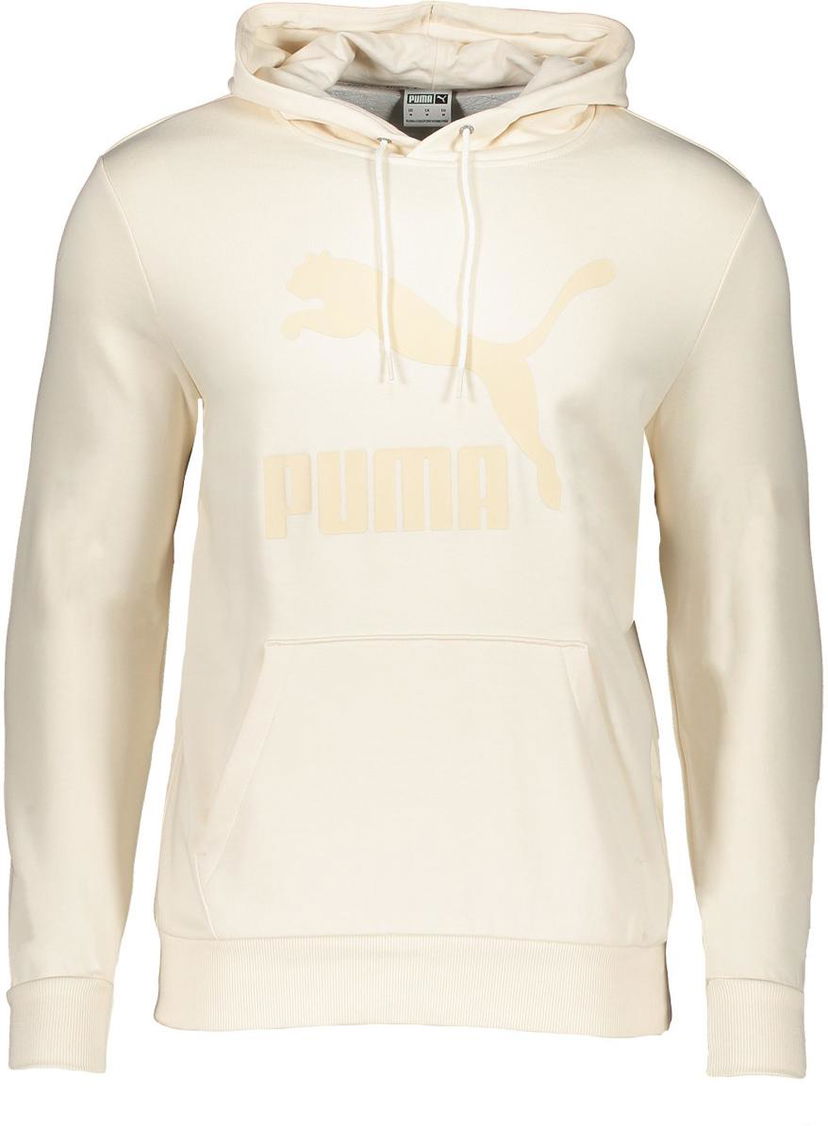 Mikina Puma Puma Classic Logo Hoodie Béžová | 530085-099