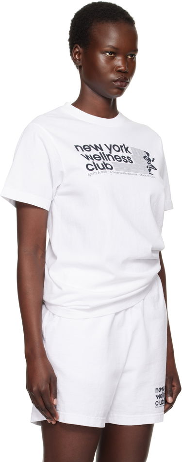 Tričko Sporty & Rich 'Wellness Club' Print T-Shirt Biela | TO043506128WH01, 1