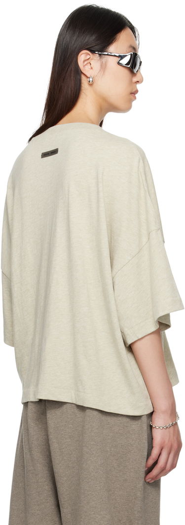 Tričko Fear of God Fear of God ESSENTIALS Boxy T-Shirt Béžová | 125SP255892FW, 2