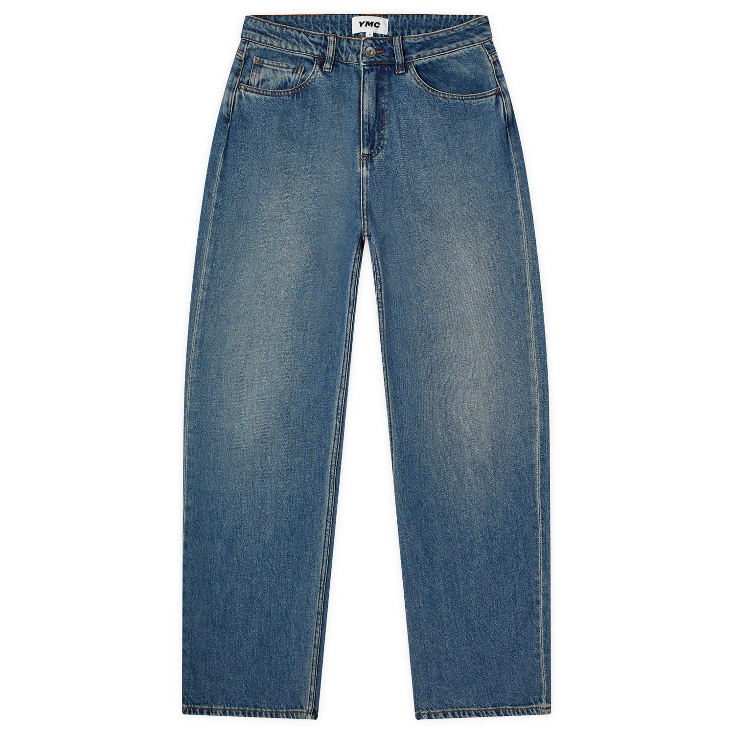 Džínsy YMC Silver Washed Jeans Modrá | Q4WMG-40, 0
