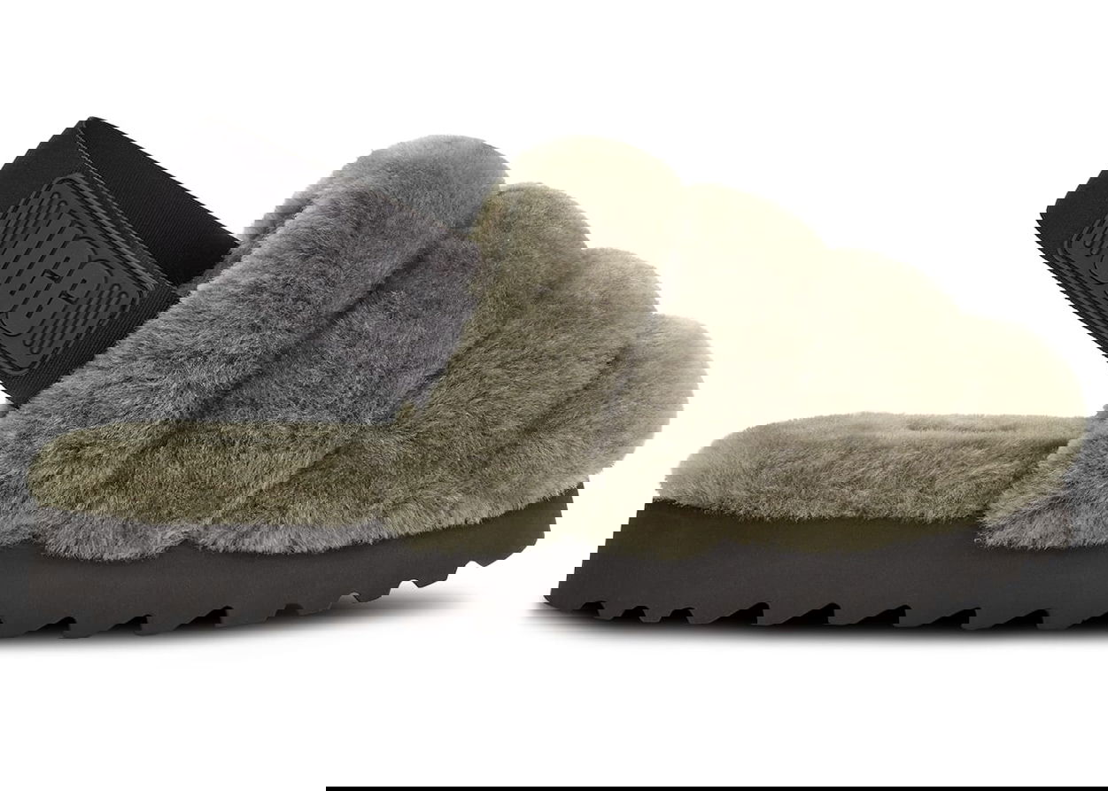Tenisky a topánky UGG Super Fluff Slingback Slippers Zelené | 1121751-BTOL, 0