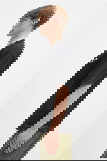 Tričko AAPE by A Bathing Ape Cotton Oversized T-shirt with Patch Fancy Main Čierna | AAPTEM1652XXO, 1