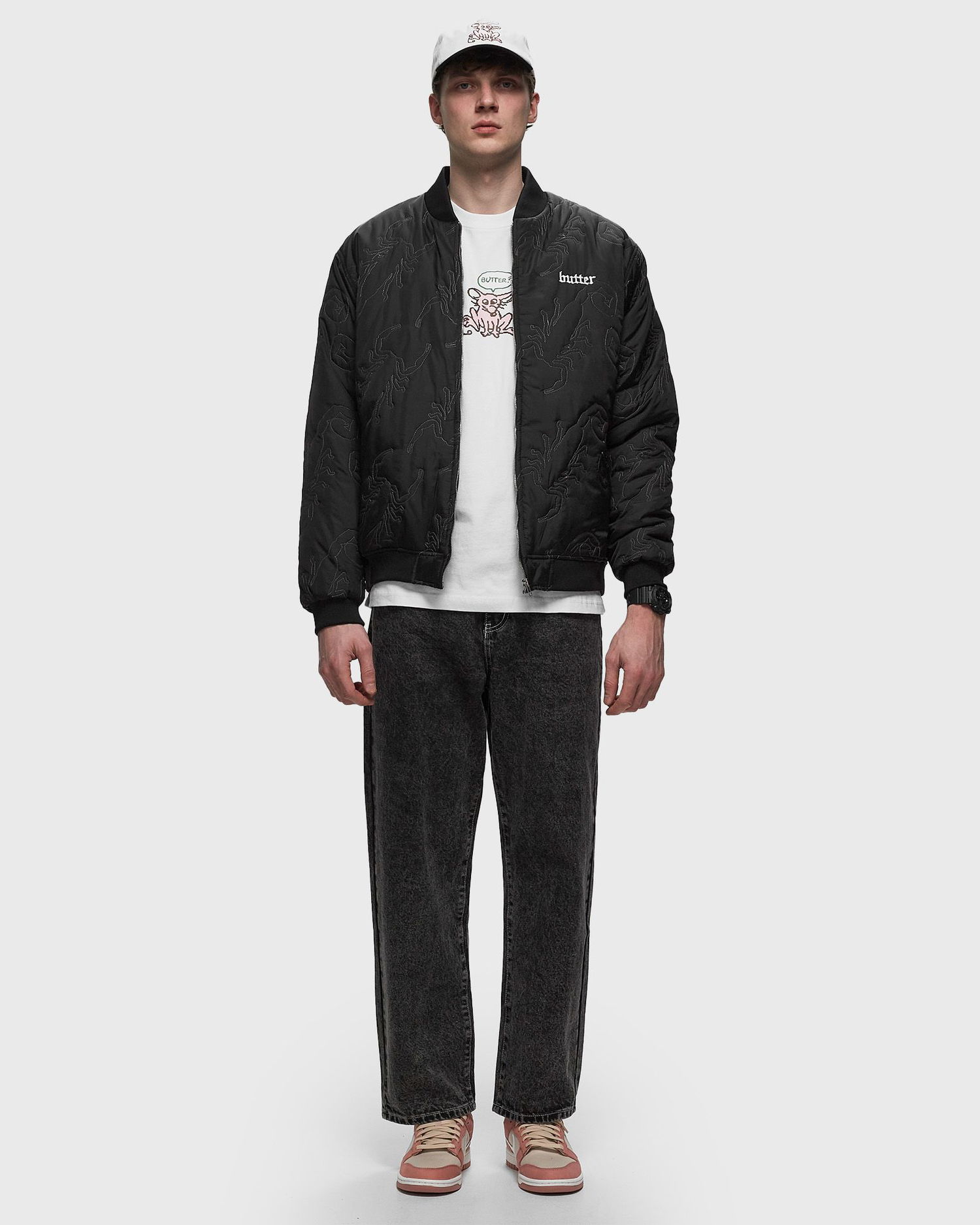 Bomber bunda Butter Goods Scorpion Jacket Čierna | P11112, 1