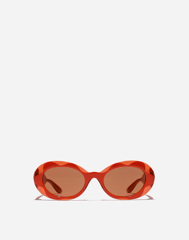 Slnečné okuliare Dolce & Gabbana Dolce & Gabbana Flower Power Oval Sunglasses Oranžová | VG600KVN87T9V000, 0