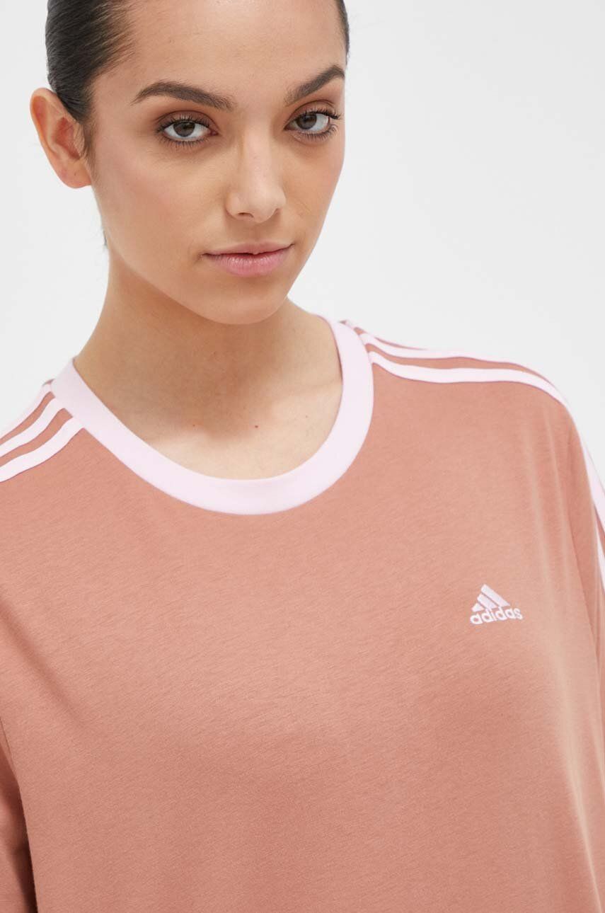 Tričko adidas Originals Essentials Slim 3-Stripes Tee Oranžová | IM2871, 0