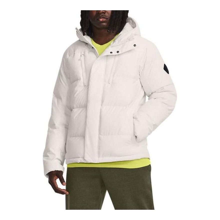 Prešívaná bunda Under Armour Down Crinkle Insulated Puffer Jacket Biela | 1378830-112, 0