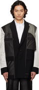 Feng Chen Wang Deconstruction Patchwork Blazer