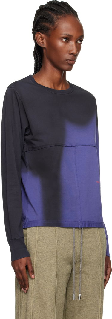 Tričko Eckhaus Latta Eckhaus Latta Lapped Long Sleeve T-Shirt Fialová | 302-EL-PF25-S -, 1