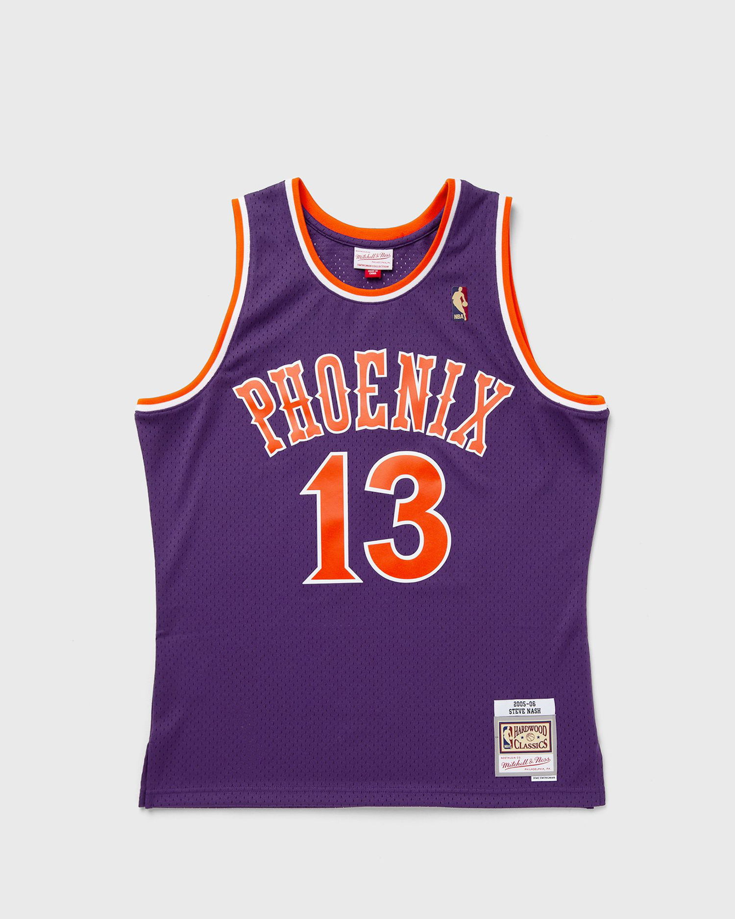Dres Mitchell & Ness NBA SWINGMAN JERSEY SUNS HWC 2005-06 STEVE NASH #13 Fialová | SMJY5676-PSU05SNAPURP, 0