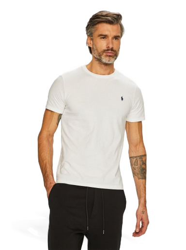 Tričko Polo by Ralph Lauren Custom Fit Tee Biela | 710680785003