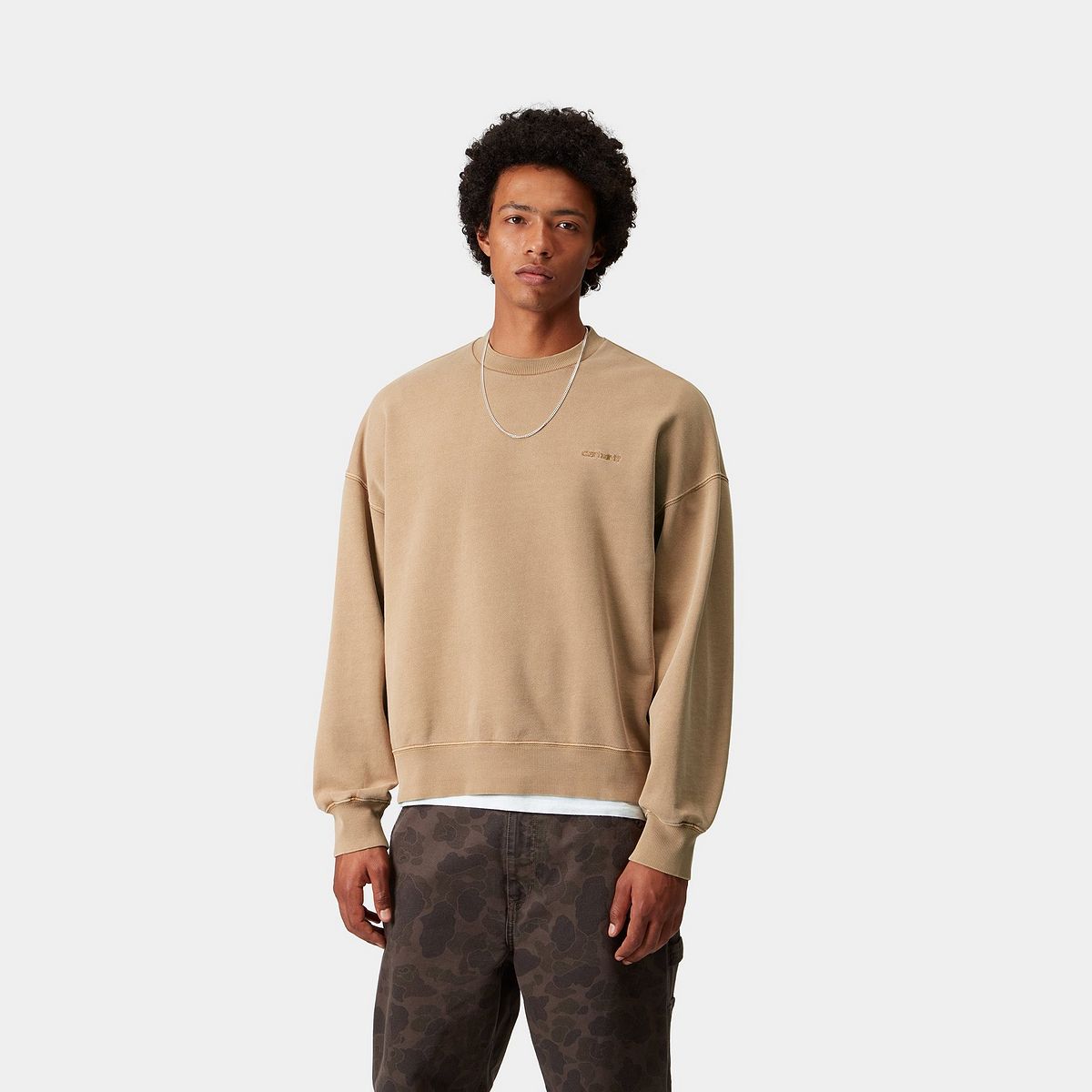 Mikina Carhartt WIP Carhartt WIP Benton Sweatshirt Béžová | I035436_9, 0