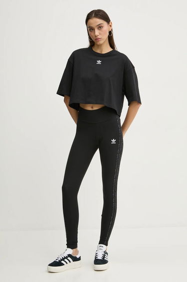 Crop Top adidas Originals Essentials Cropped T-Shirt Čierna | IW5706, 1