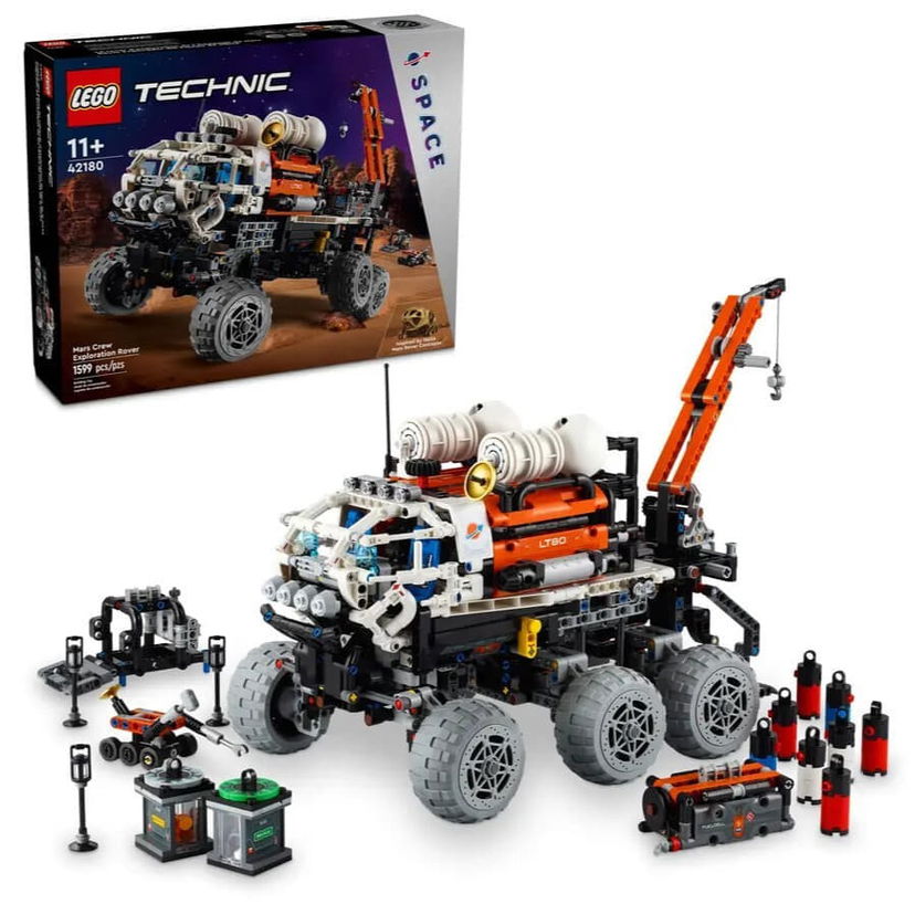 Zberateľské LEGO Technic 42180 Mars Crew Exploration Rover Rôznofarebný | 42180LEG