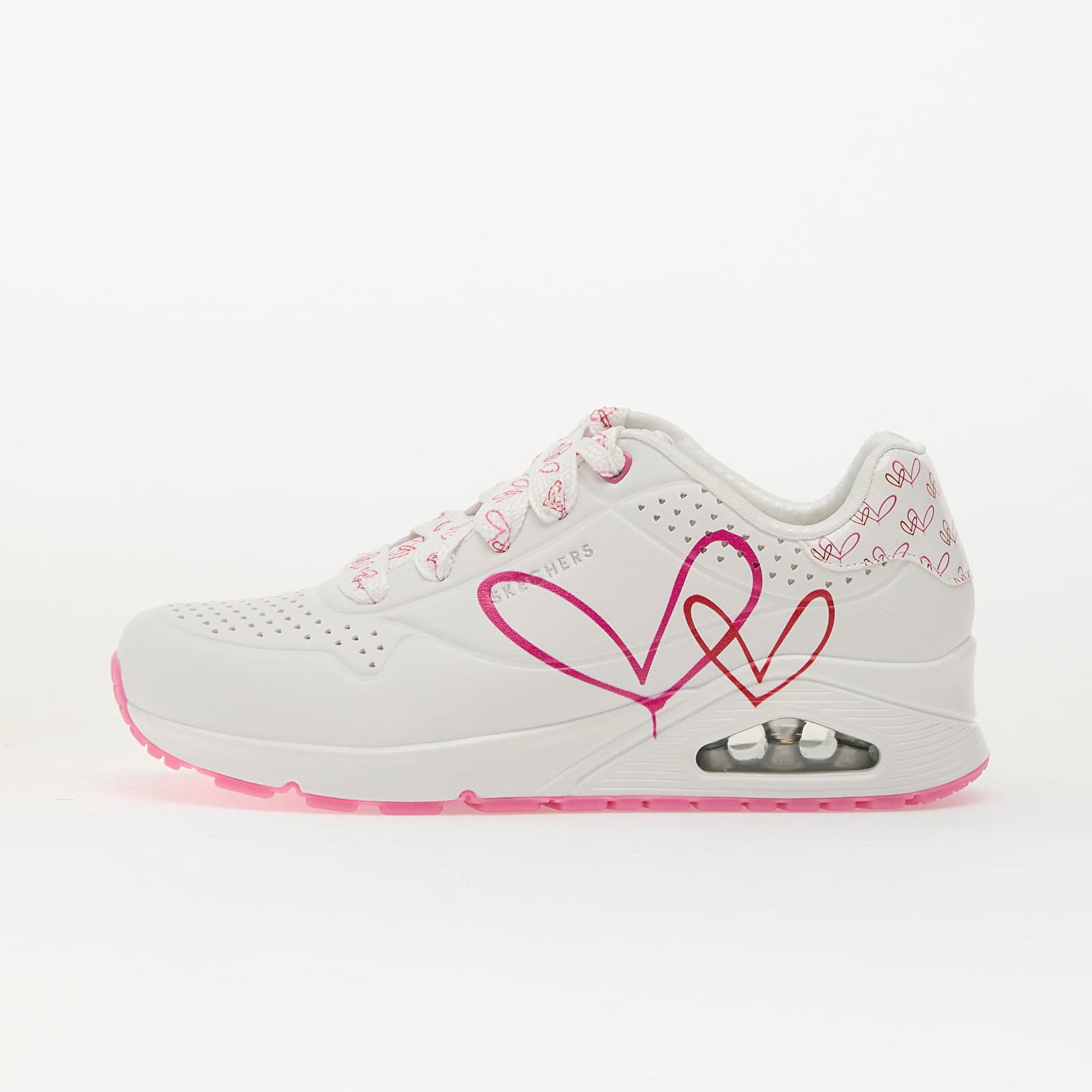 Tenisky a topánky Skechers Uno - Twin Hearts Biela | 177924 WRPK, 0