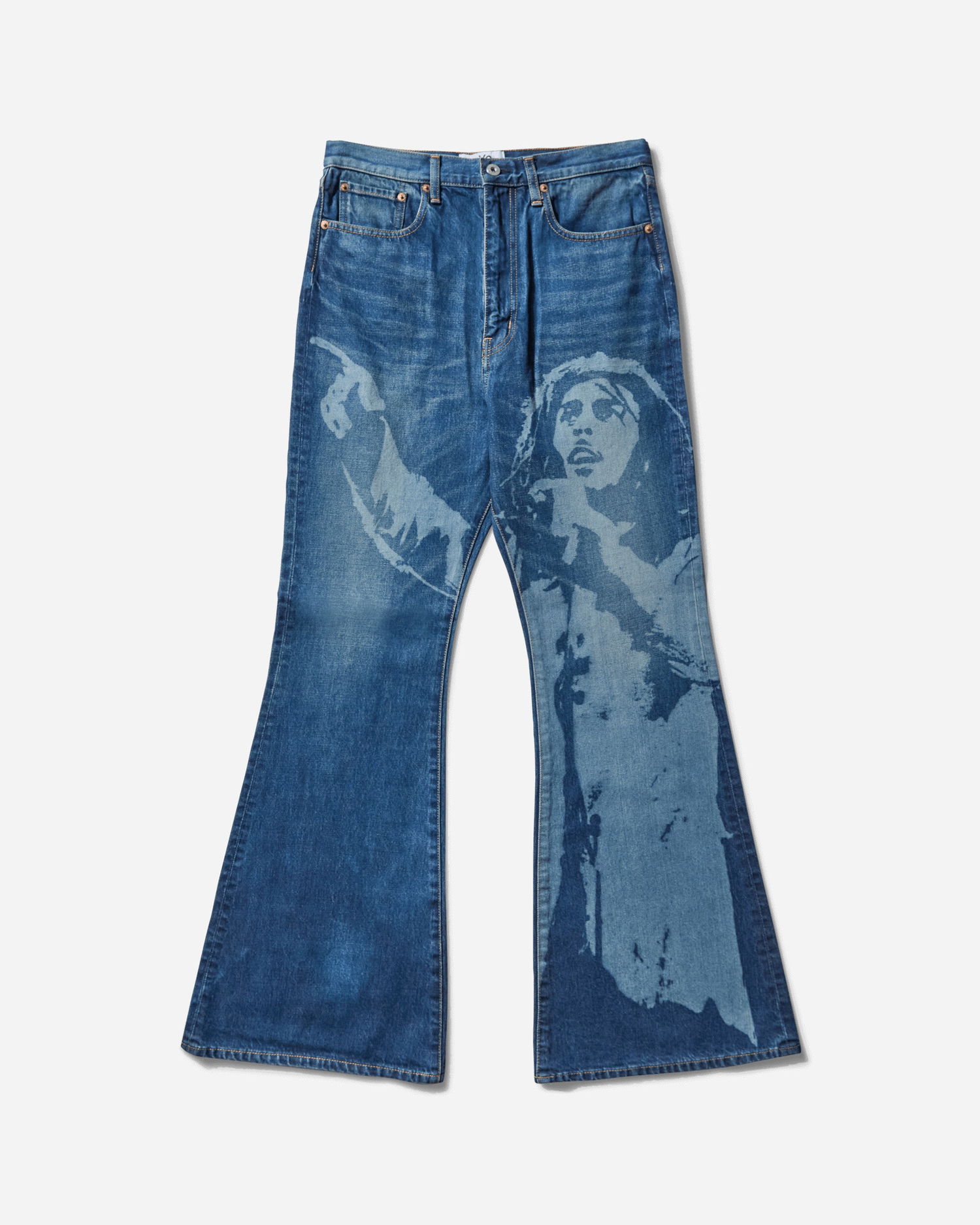 Džínsy Junya Watanabe Bob Marley Flare Denim Pants Modrá | WO-P919-100 001, 0
