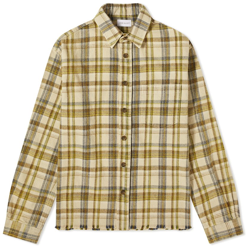 Košeľa John Elliott Hemi Plaid Shirt Zelené | E047I84573A