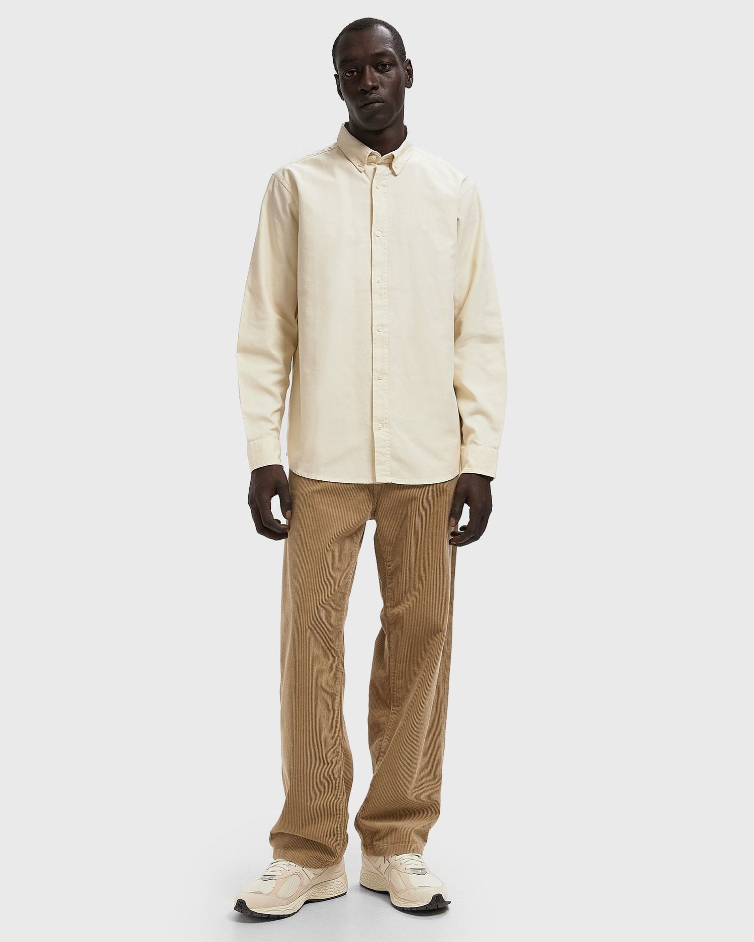 Košeľa Carhartt WIP Bolton Long Sleeve Shirt Béžová | I030238-1NG.XX, 1