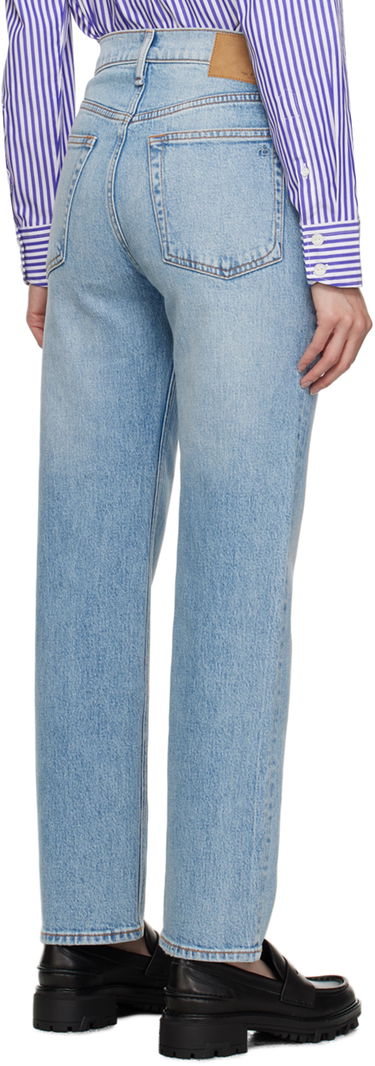 Džínsy rag & bone Rag & Bone Harlow Straight Leg Jeans Modrá | WDD23S2934B7LO, 2