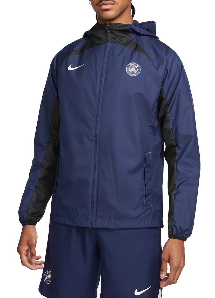 Vetrovka Nike Paris Saint-Germain Lightweight Hooded Jacket Modrá | dn1185-410