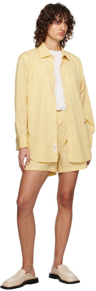Šortky rag & bone Women's Emma Casual Shorts Žltá | WAW23S9011ZE11, 3