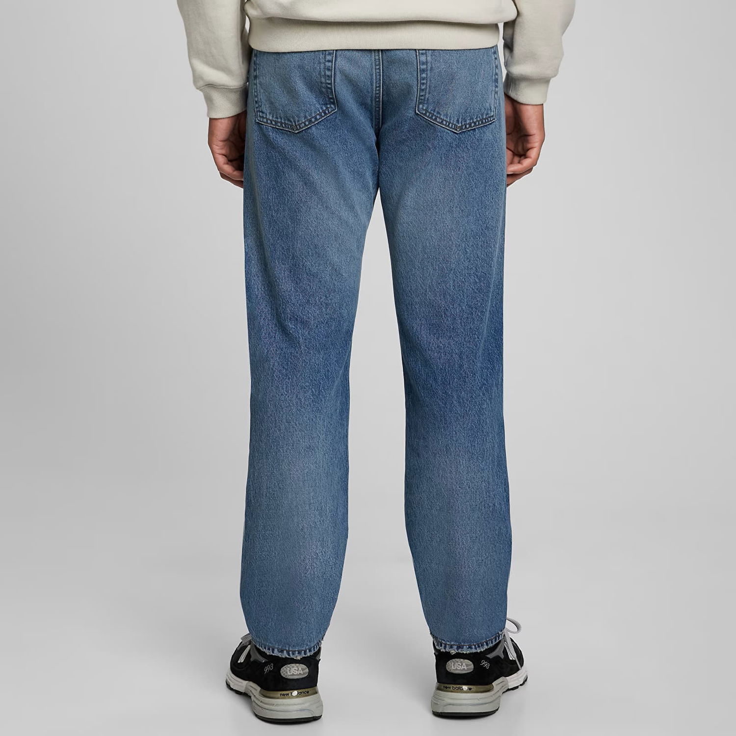 Džínsy GAP Denim Pants Straight Medium Wash Modrá | 819594-00, 1