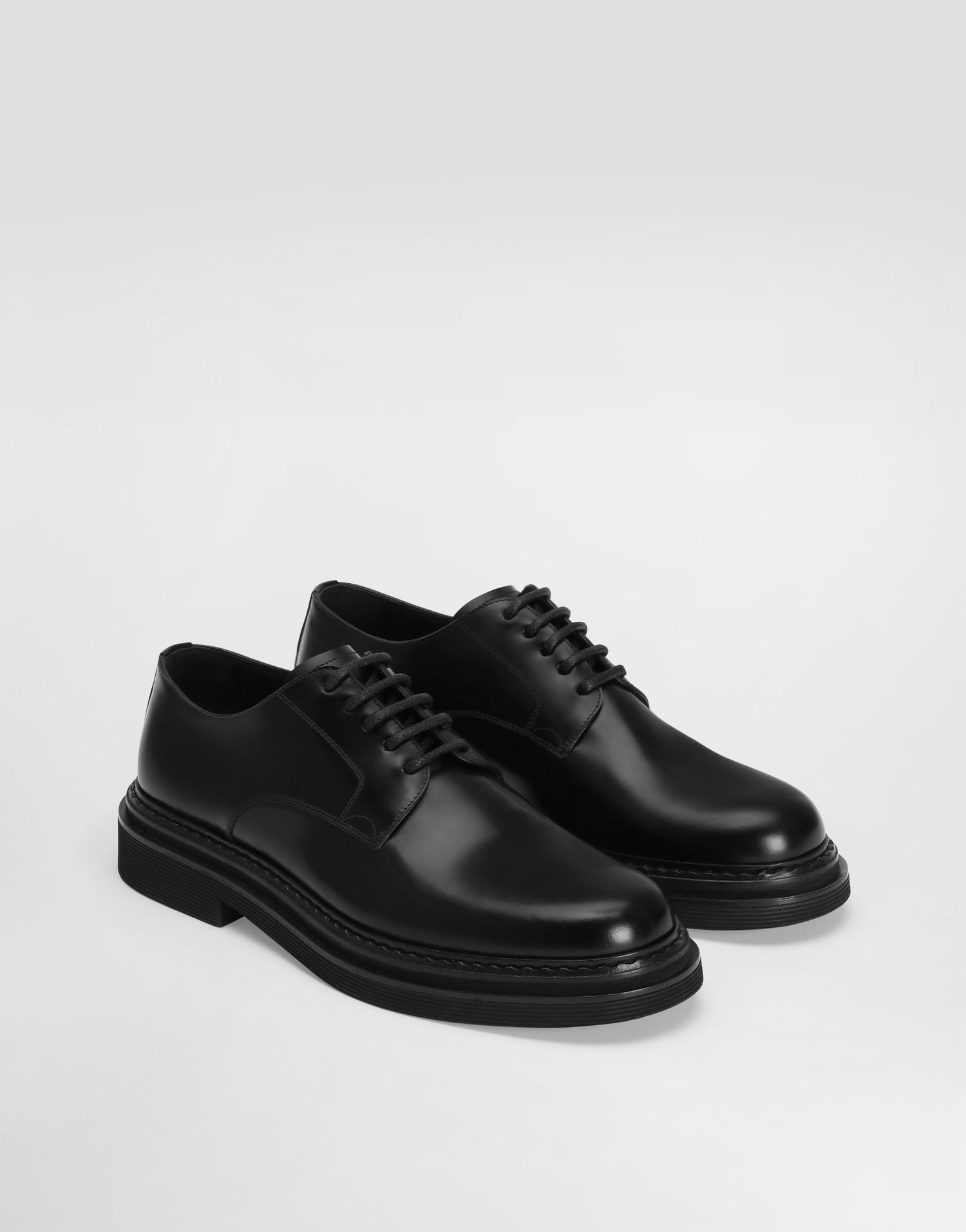 Doplnky Dolce & Gabbana Dolce & Gabbana Brushed Calfskin Derby Čierna | A10880A120380999, 1