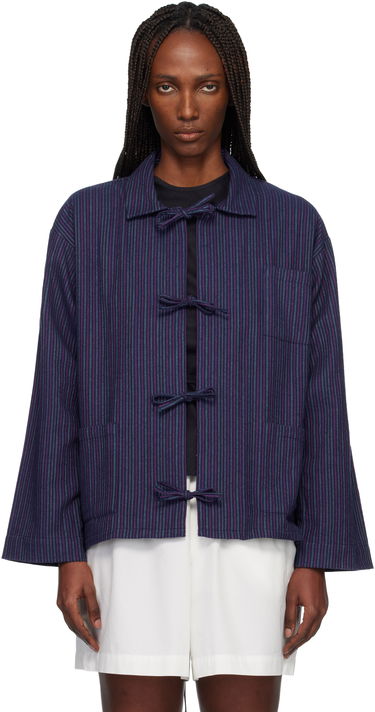 Košeľa Baserange Limber Striped Shirt with Frog Closures Rôznofarebný | TSLI-FLP-WI25, 0
