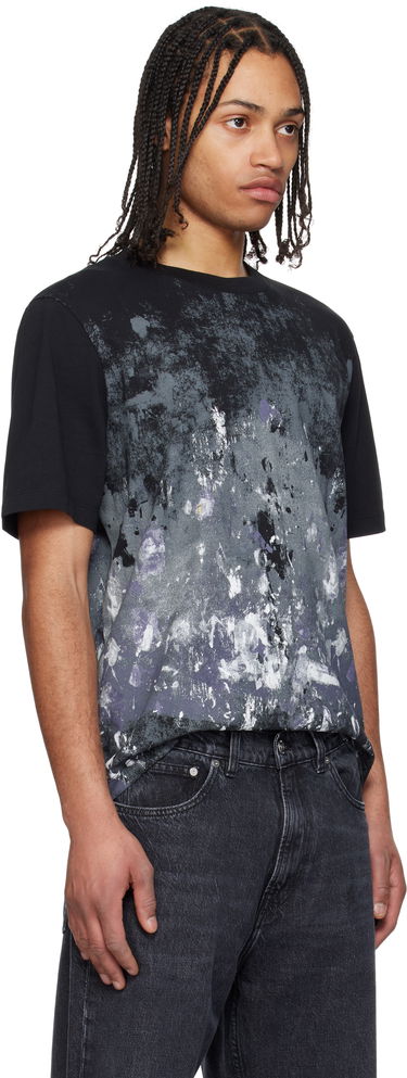 Tričko rag & bone Rag & Bone Splatter Print T-Shirt Čierna | MBC25ST033KJ33, 1