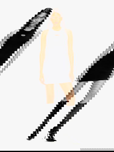 Tielko Diesel Diesel M-CADDIX Ribbed Knit Tank Top Čierna | A174490DLAX9XX, 3