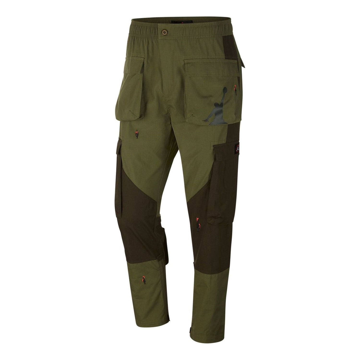 Cargo nohavice Jordan Travis Scott Cargo Pants Zelené | CQ4394-222, 0