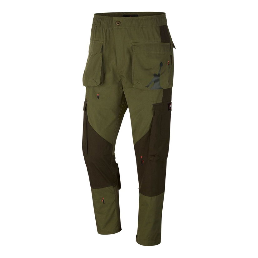 Cargo nohavice Jordan Travis Scott Cargo Pants Zelené | CQ4394-222