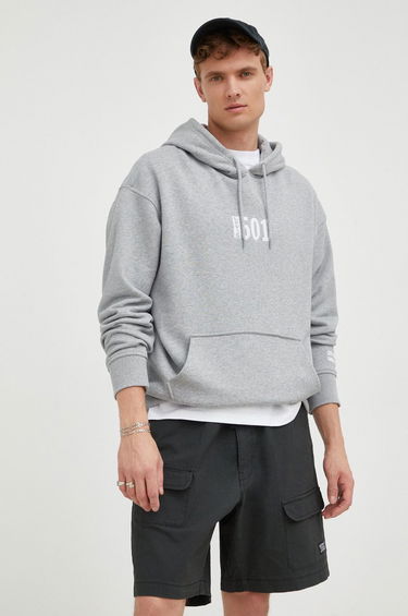Mikina Levi's ® Relaxed Graphic Hoodie Šedá | 38479.0117, 0