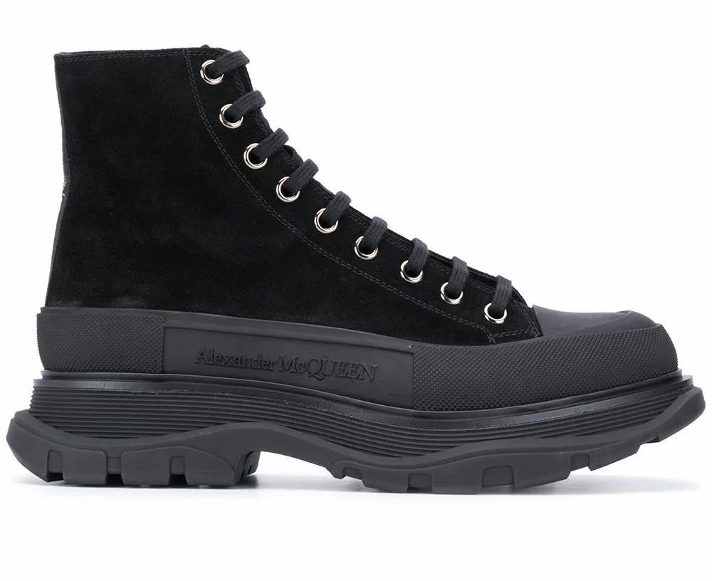 Tenisky a topánky Alexander McQueen Leather Ankle Boots Čierna | 627206WHBGU1081, 0